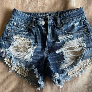 High Waisted Jean Shorts